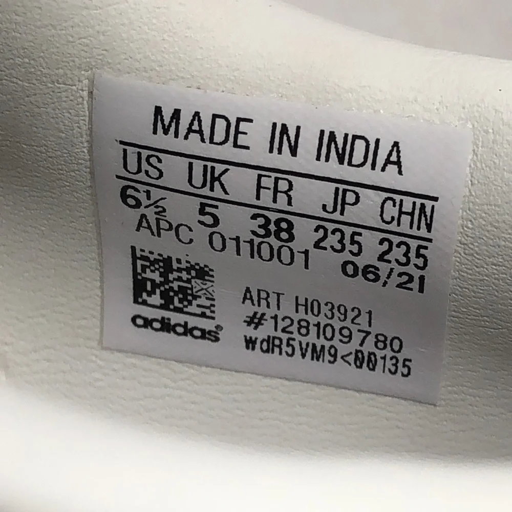 adidas Originals Sneakers Stan Smith Patchwork Trefoils  H03921 Size 6.5 - Picture 10 of 12